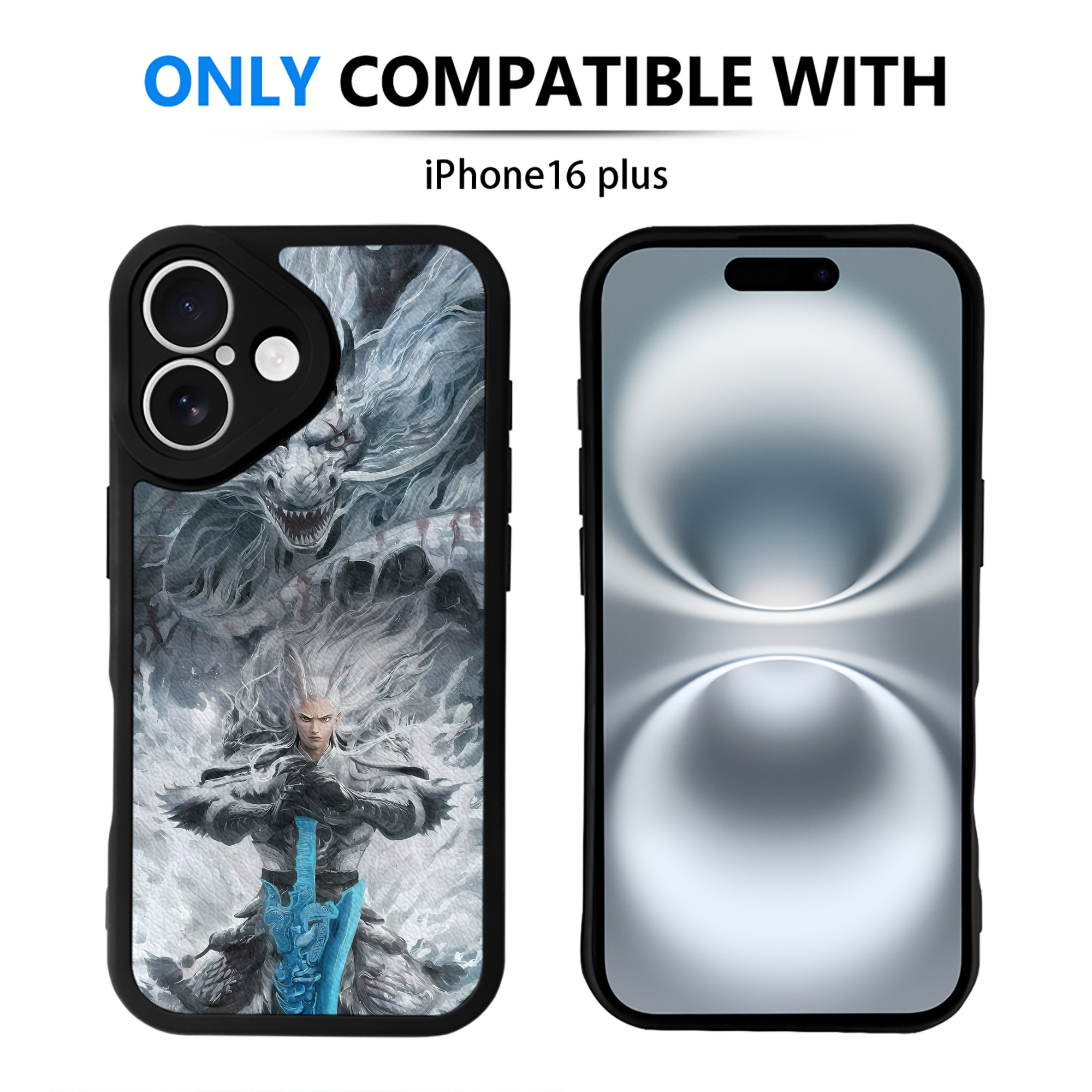（画像用） Ne Zha 2 ナタ 魔童の大暴れ 【iPhone 16シリーズ対応】シリコンスマホケース（レザー調） 材質：シリコン